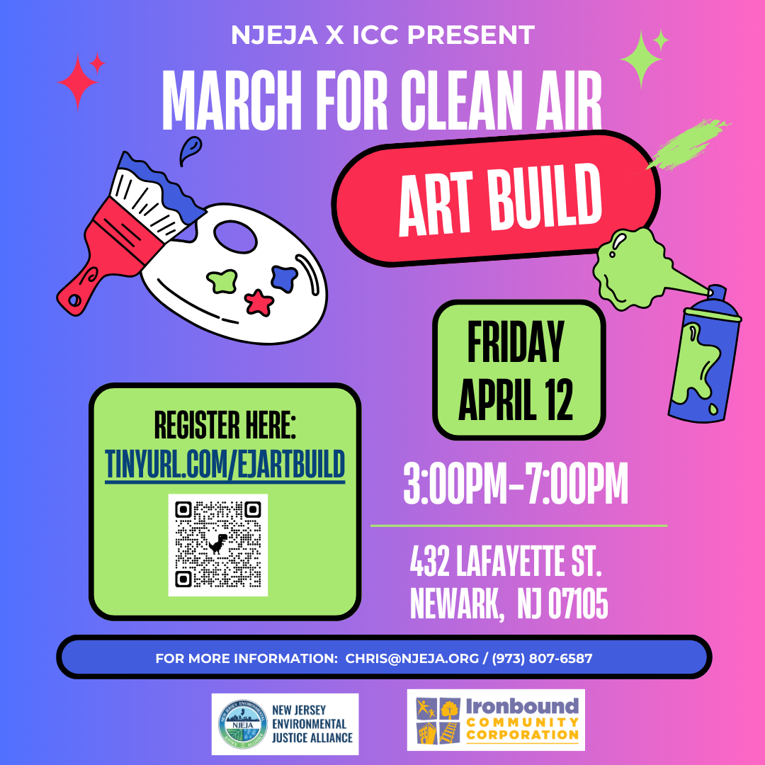 March for Clean Air Art Build Flyer